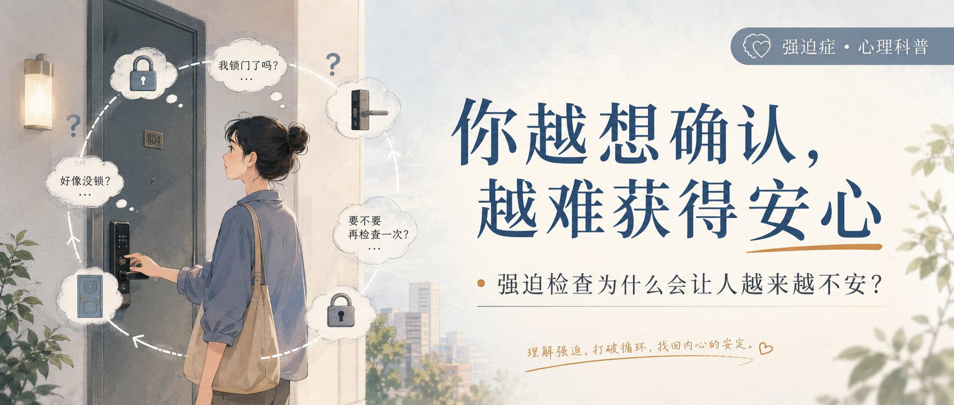 你越想确认，越难获得安心